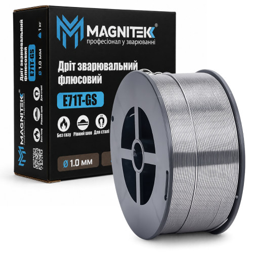Флюсовая (порошковая) проволока E71T-GS Ø 1.0 бухта 1кг