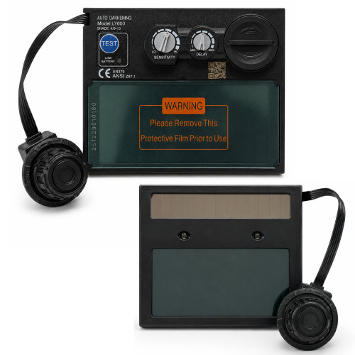 Світлофільтр LY600 4/9-13| 110*90мм|92*42мм||2 датчика| для зварювальної маски MX-8000