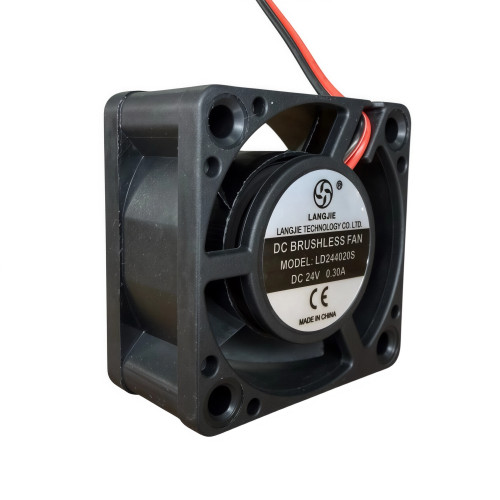 Вентилятор 24V DC 40x40x20 мм, 0.30А, 8000 об/хв, втулковий підшипник